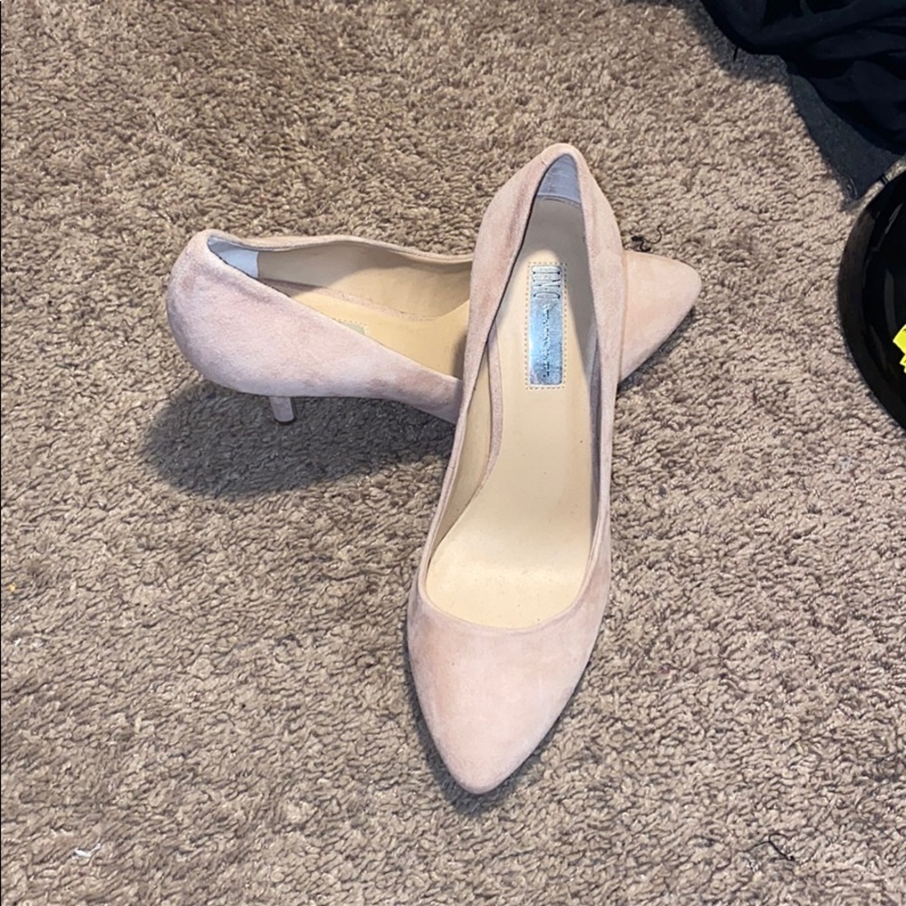 Suede heels